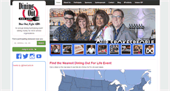 Desktop Screenshot of diningoutforlife.com
